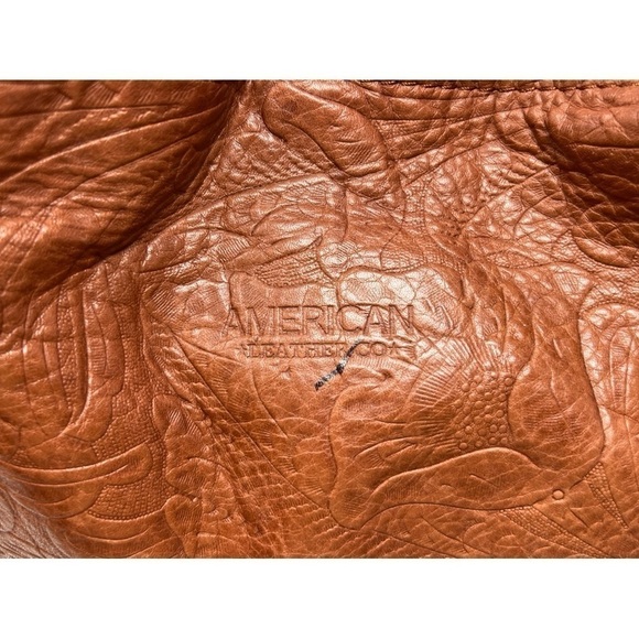 AMERICAN LEATHER CO. Handbag, Purse, Brandy Tooled - Picture 4 of 14
